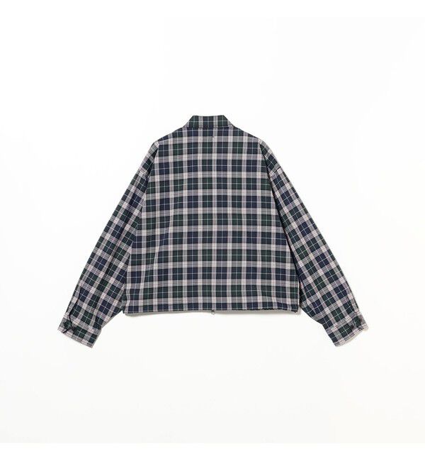 BEAMS「チェック ジップ ブルゾン」|ブルゾン・スタジャン|
