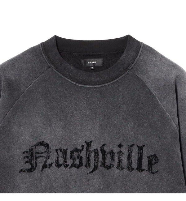 BEAMS「【リラックスフィット】プリント フェード スウェット」|スウェット・ジャージ|