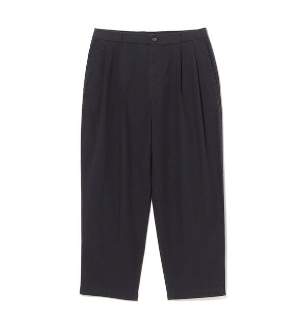 BEAMS「ダンガリー2プリーツ スラックス」|チノ|