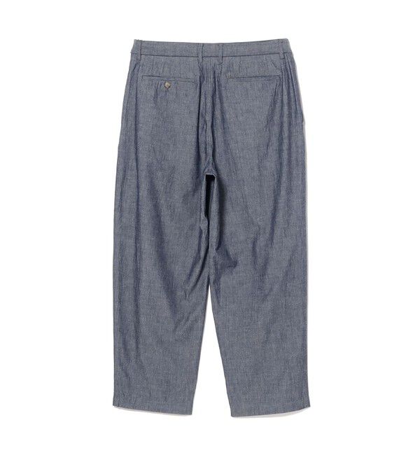 BEAMS「ダンガリー2プリーツ スラックス」|チノ|