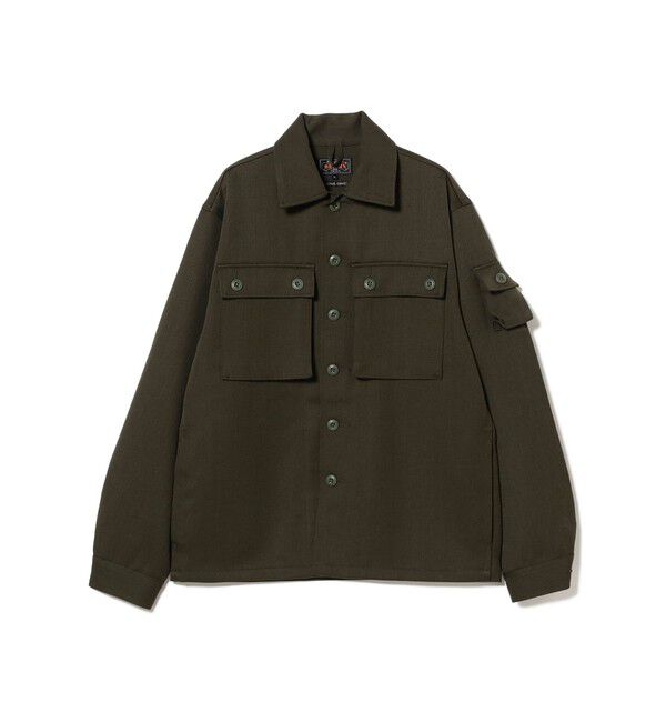 BEAMS PLUS「MIL Shirt-Jacket Wool Elastic」|ブルゾン・スタジャン|