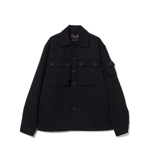 BEAMS PLUS「MIL Shirt-Jacket Wool Elastic」|ブルゾン・スタジャン|
