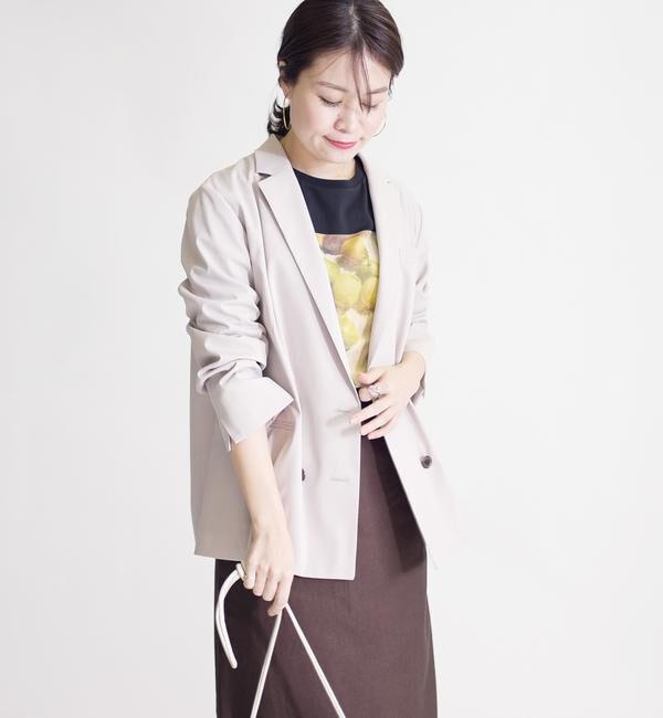 SHIPS for women「コットンツイルダブルジャケット」|テーラードジャケット|