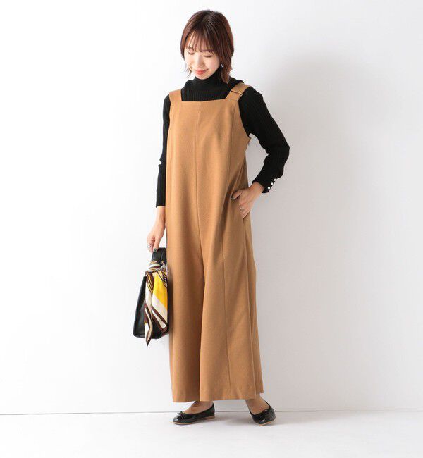 SHIPS any「SHIPS any: ウールライク オールインワン」|オールインワン|