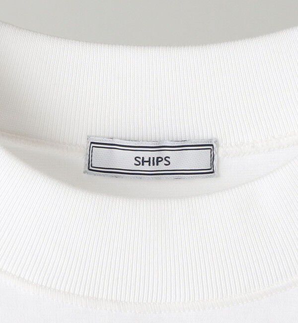 SHIPS「SHIPS: クルーネック ハイゲージ ダンボールニットTシャツ ライト」|Tシャツ・カットソー|