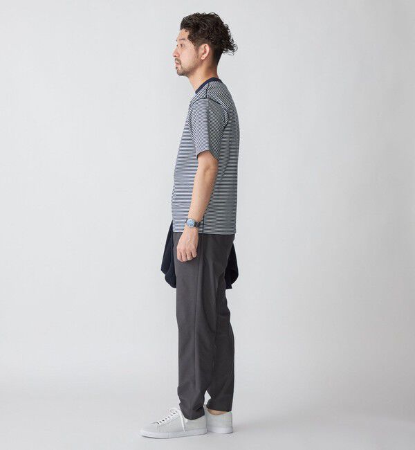 SHIPS「SHIPS: クルーネック ハイゲージ ダンボールニットTシャツ ライト」|Tシャツ・カットソー|