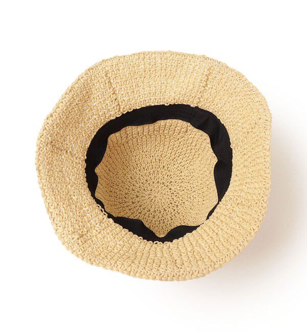 SHIPS any「【WEB限定】SHIPS any: 透かし編み ペーパー バケット ハット」|ハット|