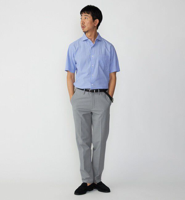 SHIPS「SHIPS: ノープリーツ 4WAY ストレッチ パンツ」|スラックス|