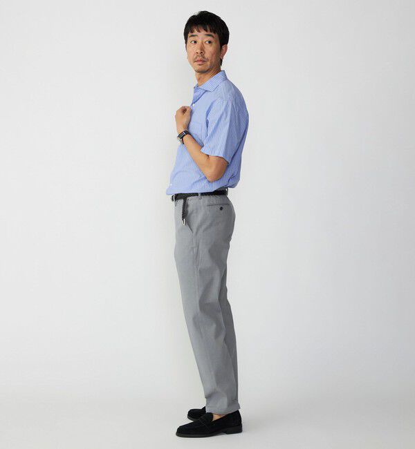 SHIPS「SHIPS: ノープリーツ 4WAY ストレッチ パンツ」|スラックス|