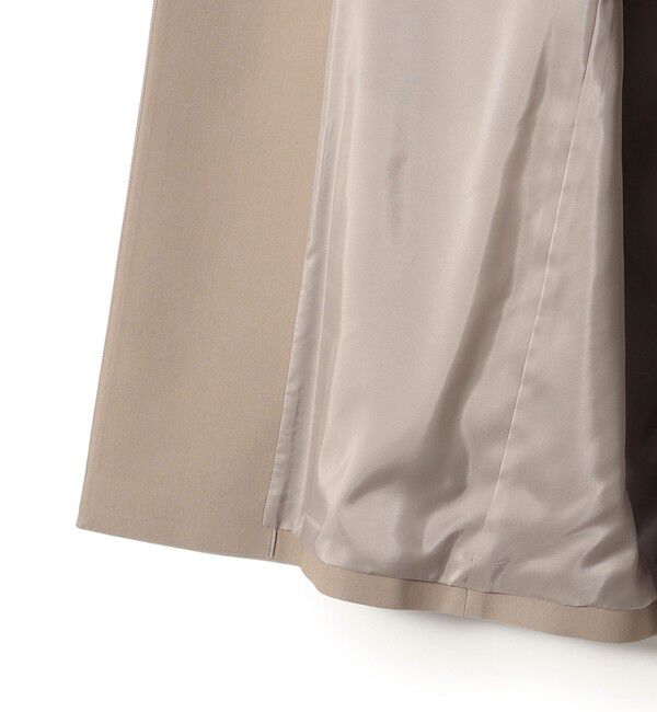 SHIPS for women「ノーラペル ツイル ライトコート◇」|ノーカラーコート|