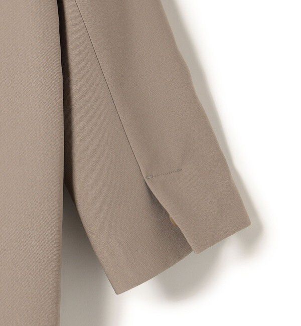 SHIPS for women「ノーラペル ツイル ライトコート◇」|ノーカラーコート|