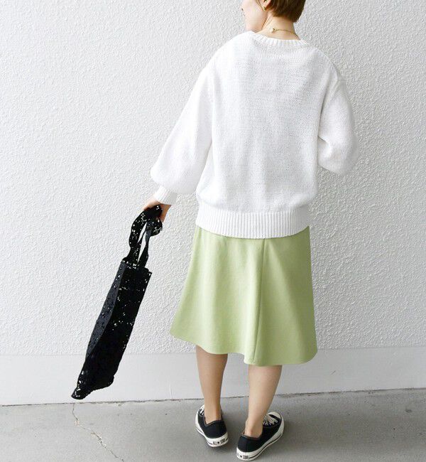 SHIPS any「SHIPS any:〈洗濯機可能〉フレア ミディ スプリング スカート」|スカート|