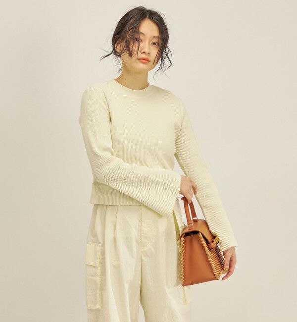 SHIPS for women「製品染め ワッフル プルオーバー」|Tシャツ・カットソー|