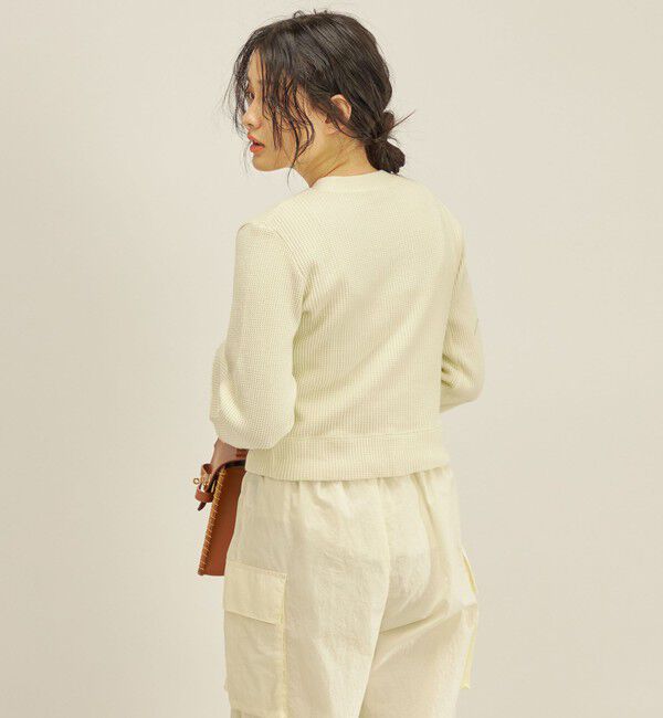 SHIPS for women「製品染め ワッフル プルオーバー」|Tシャツ・カットソー|