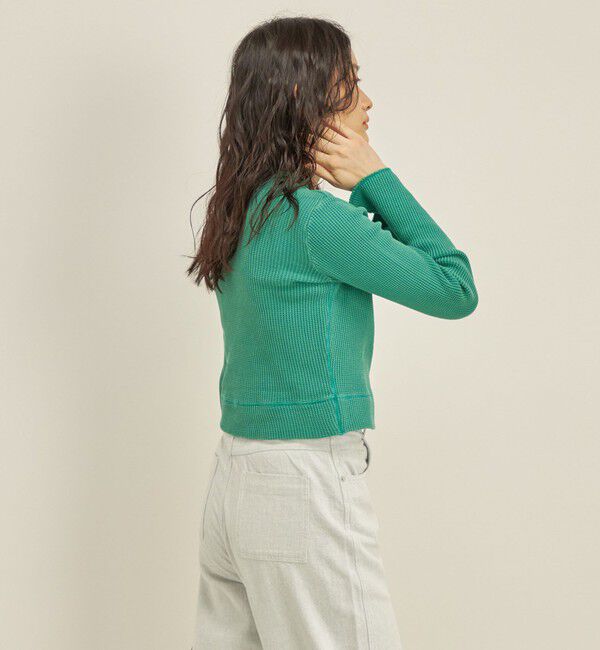 SHIPS for women「製品染め ワッフル プルオーバー」|Tシャツ・カットソー|