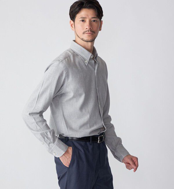 SHIPS「SHIPS: コンテンポラリー ボタンダウン ネル シャツ」|シャツ・ブラウス|