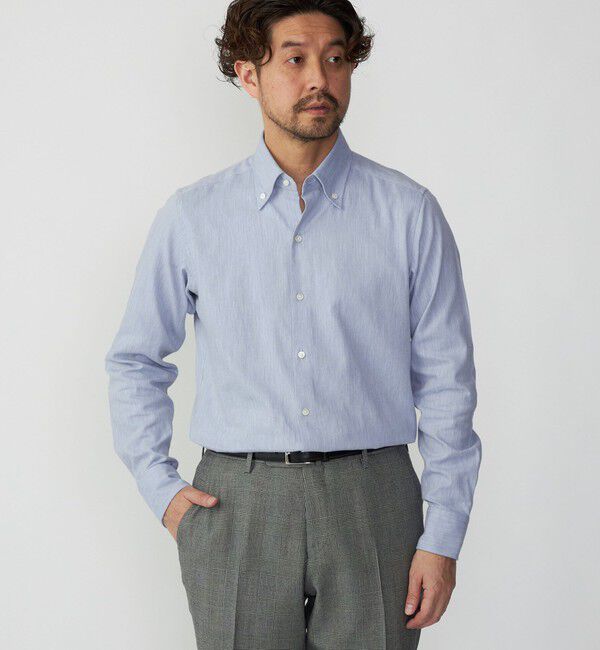 SHIPS「SHIPS: コンテンポラリー ボタンダウン ネル シャツ」|シャツ・ブラウス|