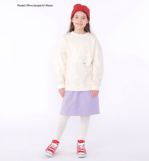 SHIPS KIDS「【WEB限定】SHIPS KIDS:100～160cm / マイクロ ロゴ スウェット」|スウェット・ジャージ|