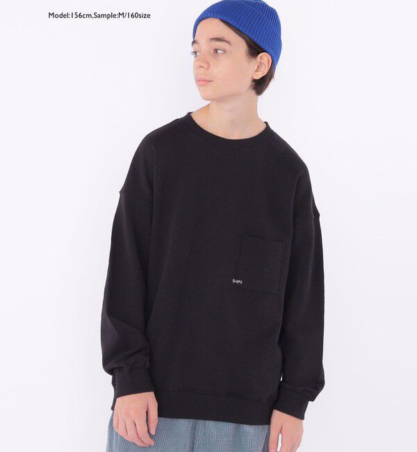 SHIPS KIDS「【WEB限定】SHIPS KIDS:100～160cm / マイクロ ロゴ スウェット」|スウェット・ジャージ|