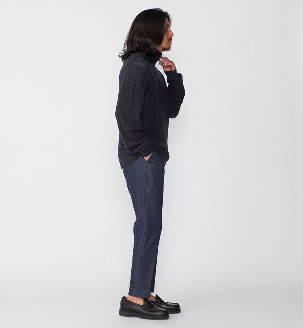 SHIPS「【WEB限定】SHIPS: WONDER デニムライク スラックス」|スラックス|