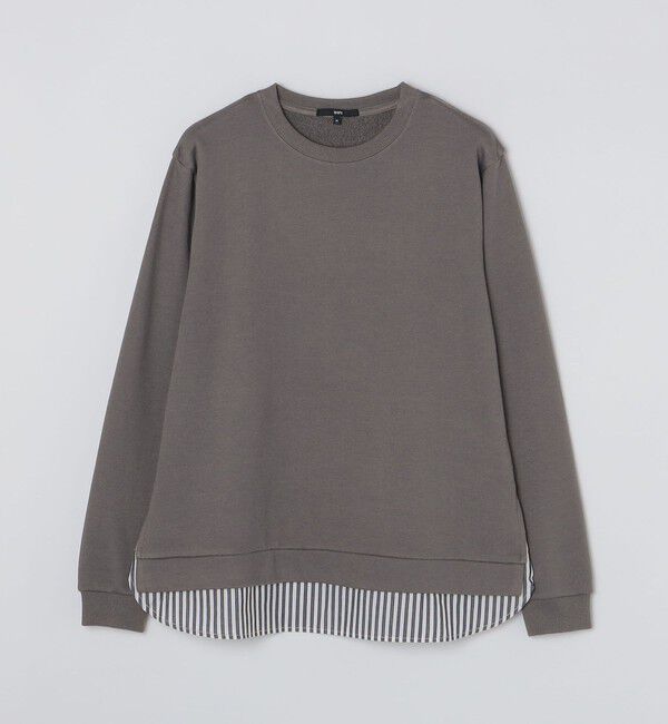 SHIPS「*SHIPS: シャツ レイヤード クルーネック スウェット」|スウェット・ジャージ|