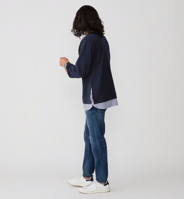 SHIPS「*SHIPS: シャツ レイヤード クルーネック スウェット」|スウェット・ジャージ|