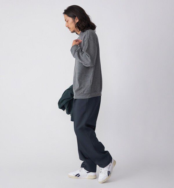 SHIPS「SHIPS: 〈抗菌消臭〉 ミルドウール ジャージー モックネック 長袖 ニットソー」|Tシャツ・カットソー|