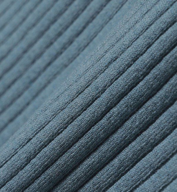 SHIPS Colors 「SHIPS Colors:〈手洗い可能〉14G スクエアー ネック リブ ニット」|ニット・セーター|