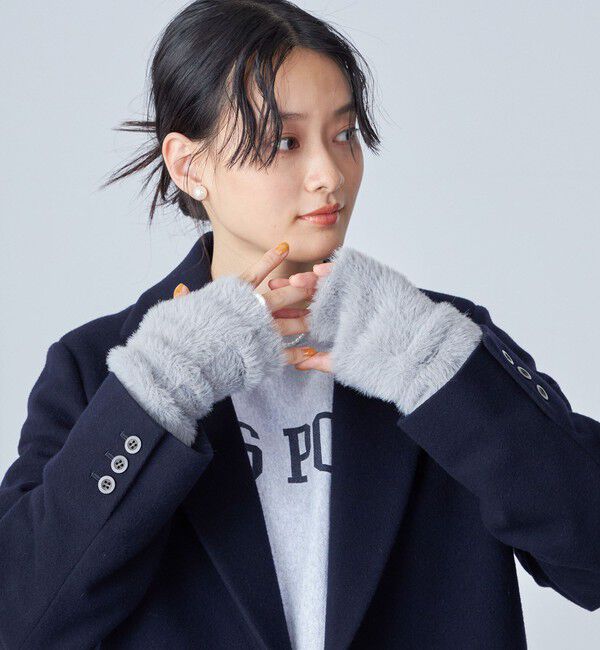 SHIPS for women「* フェイク ファー アーム ウォーマー ◇」|手袋|