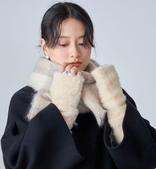 SHIPS for women「* フェイク ファー アーム ウォーマー ◇」|手袋|