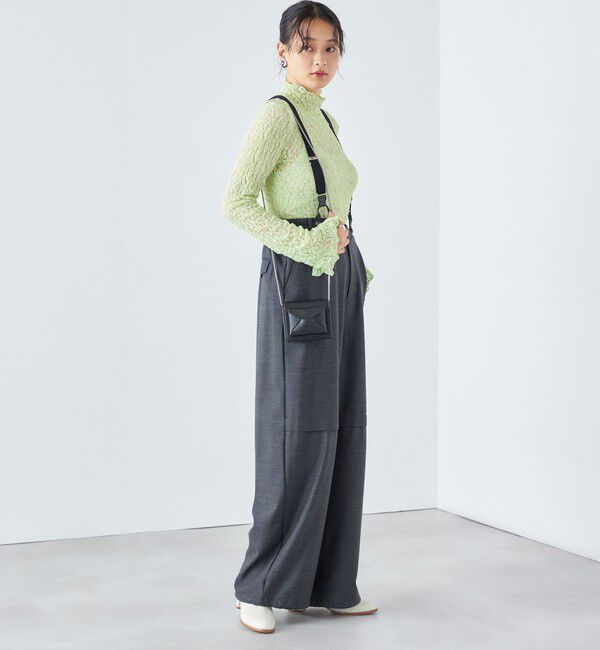 SHIPS for women「〈手洗い可能〉リンクル フラワー レース タートル 」|Tシャツ・カットソー|