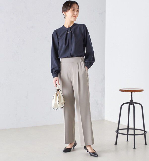 SHIPS for women「〈手洗い可能〉強撚 へビー ツイル ストレート パンツ 24SS ◇」|その他|