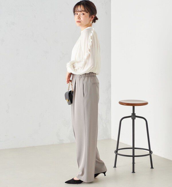 SHIPS for women「〈手洗い可能〉強撚 へビー ツイル ストレート パンツ 24SS ◇」|その他|