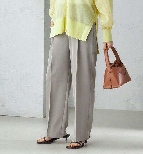 SHIPS for women「〈手洗い可能〉強撚 へビー ツイル ストレート パンツ 24SS ◇」|その他|