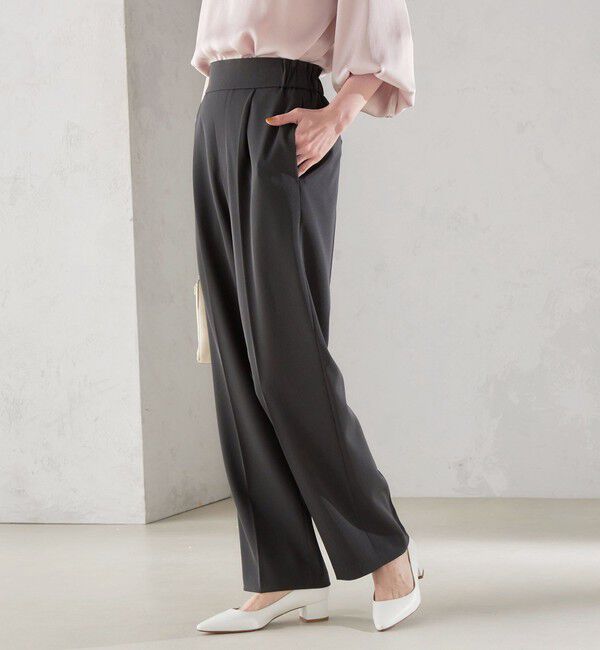 SHIPS for women「〈手洗い可能〉強撚 へビー ツイル ストレート パンツ 24SS ◇」|その他|