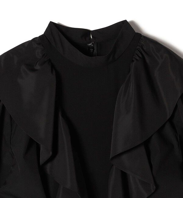 SHIPS for women「【SHIPS別注】A PUPIL:  〈洗濯機可能〉 異素材 コンビ ワンピース ◇」|ワンピース|