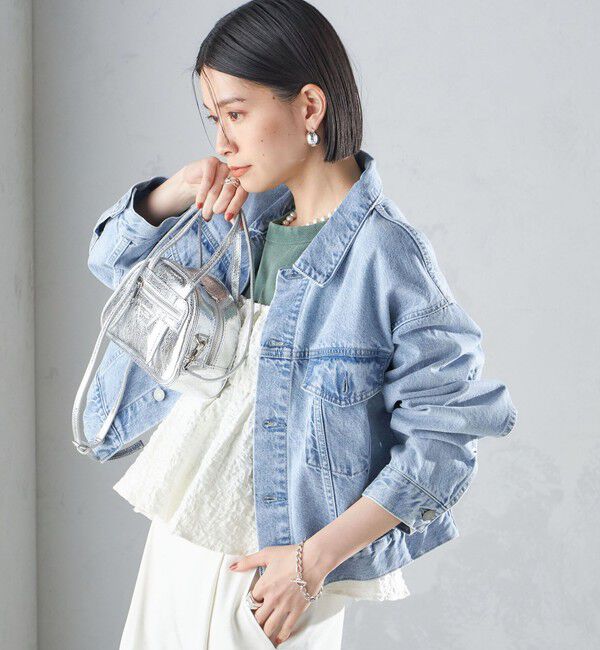 SHIPS for women「〈洗濯機可能〉クロップド デニム ジャケット 24SS ◇」|その他|
