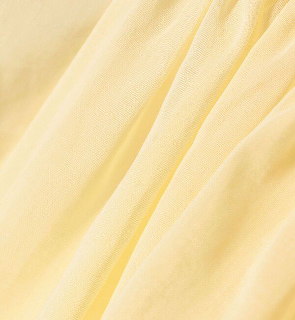 SHIPS for women「〈手洗い可能〉ボイル オーガンジー シャーリング ボリューム ブラウス 24SS ◇」|シャツ・ブラウス|