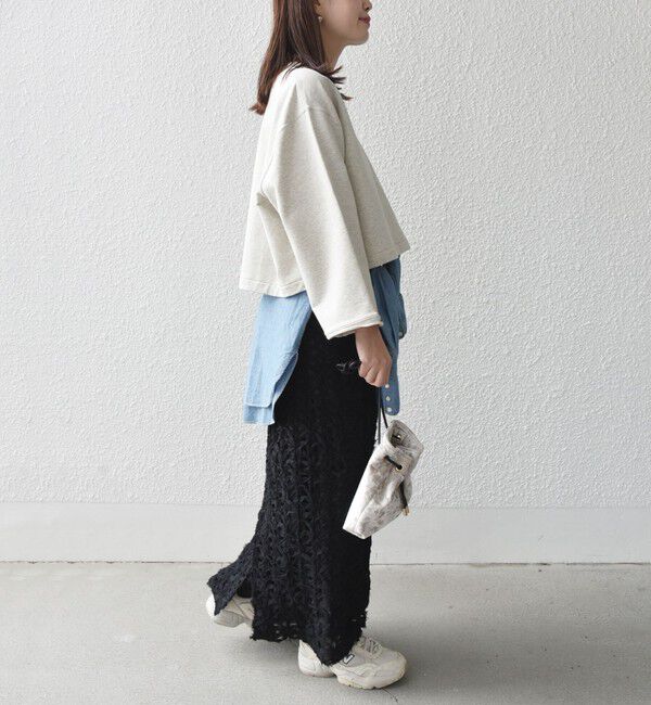 SHIPS for women「* 〈洗濯機可能〉ベア 裏毛 刺繍 ロゴ プルオーバー 24SS ◇」|Tシャツ・カットソー|