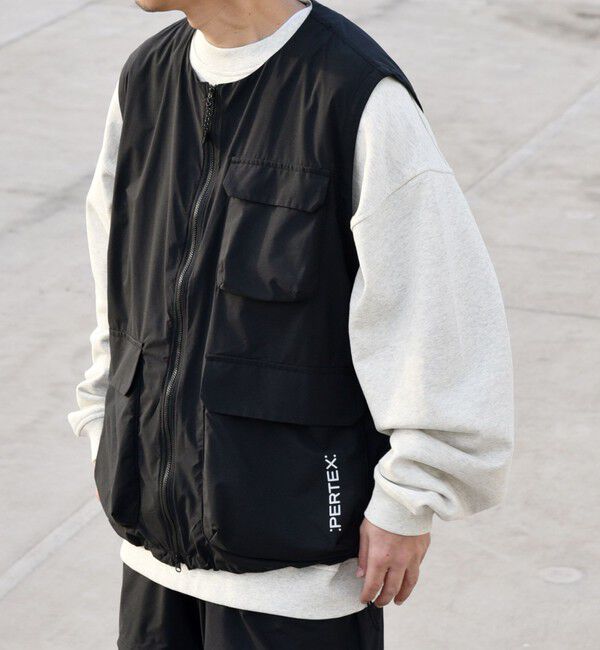SHIPS any「SHIPS any: 〈撥水・透湿・軽量〉PERTEX(R) ベスト (セットアップ対応)◆」|ベスト・ジレ|