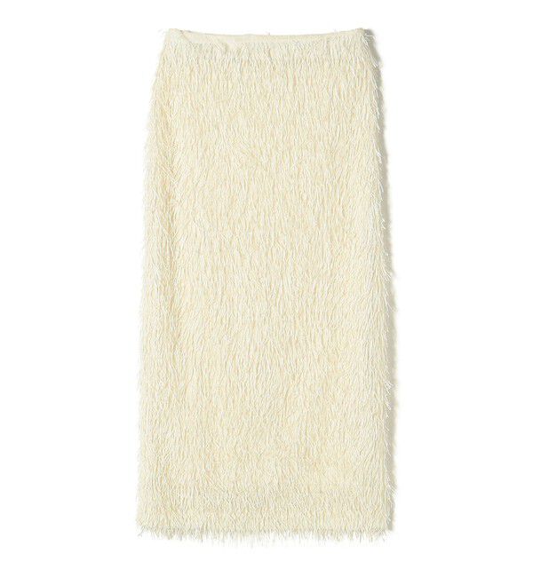 SHIPS for women「【WEB限定】〈手洗い可能〉フリンジ ラメ タイト スカート」|スカート|