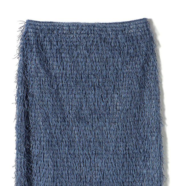 SHIPS for women「【WEB限定】〈手洗い可能〉フリンジ ラメ タイト スカート」|スカート|