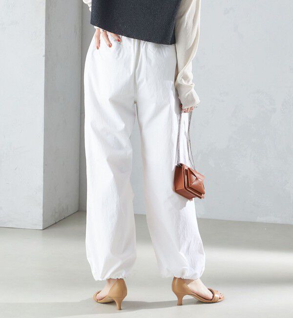 SHIPS for women「〈手洗い可能〉裾ドロスト ナイロン カーゴ パンツ ◇」|その他|