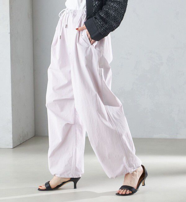 SHIPS for women「〈手洗い可能〉裾ドロスト ナイロン カーゴ パンツ ◇」|その他|