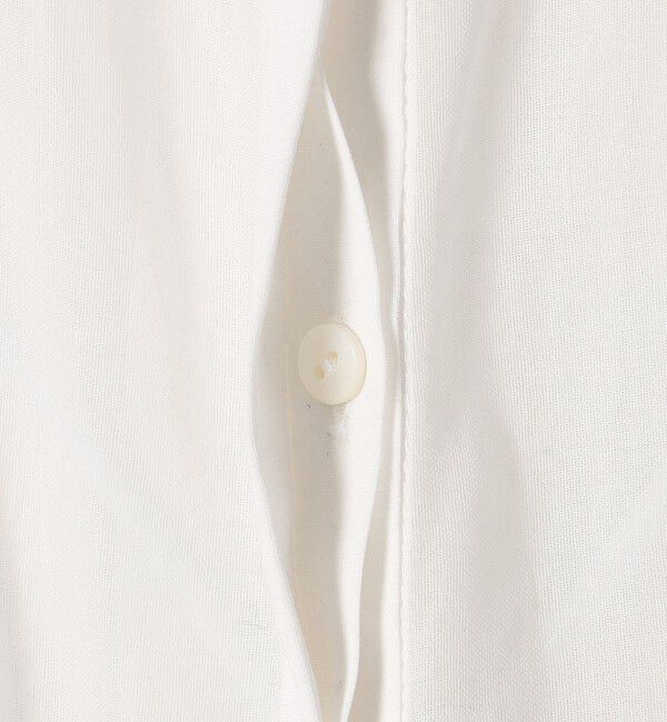 SHIPS for women「* 〈手洗い可能〉強撚 コットン ボイル シアー ティアード チュニック ◇」|シャツ・ブラウス|