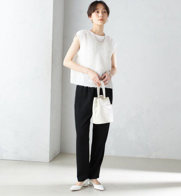 SHIPS for women「〈手洗い可能〉トリアセテート ドロスト  テーパード パンツ」|その他|