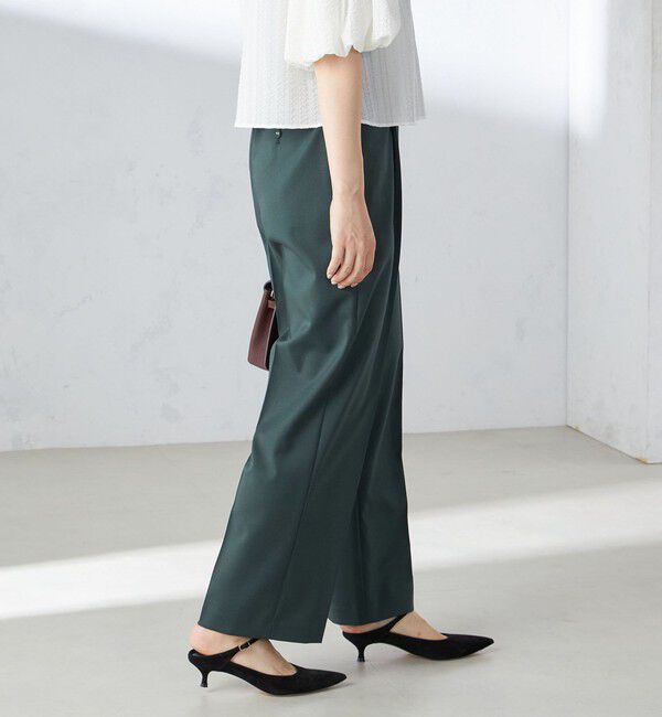 SHIPS for women「〈手洗い可能〉ツイル ストレート パンツ（セットアップ対応）」|その他|