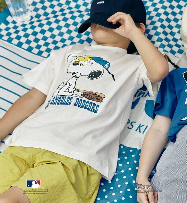 SHIPS KIDS「SHIPS KIDS:100～125cm / スヌーピー&times;MLB TEE」|Tシャツ・カットソー|