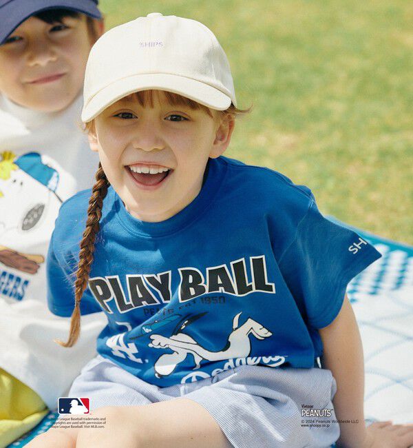 SHIPS KIDS「SHIPS KIDS:100～125cm / スヌーピー&times;MLB TEE」|Tシャツ・カットソー|