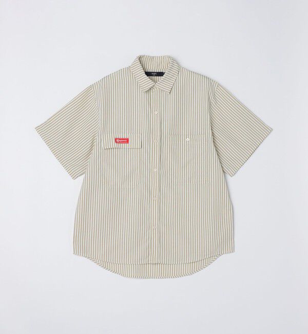 SHIPS Colors 「【SHIPS Colors別注】Engineer:ストライプ ショートスリーブ シャツ◇」|シャツ・ブラウス|